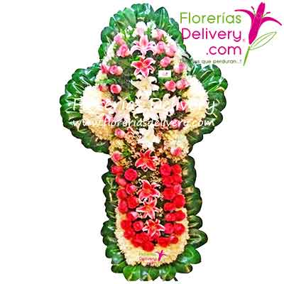 condolencias funerales sepelios cruz cruces florales florerias delivery lima peru